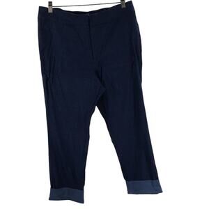 SMAK PARLOUR X unique vintage 1X blue dark wash cuffed retro jeans NWT B88